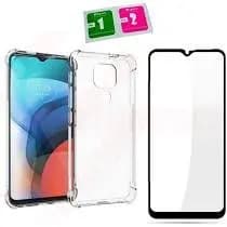 Kit Capa Anti Shock + Película De Vidro 3d E7 Plus