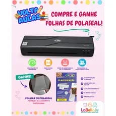 NOVA Plastificadora e Laminadora  A4 Offl-01 - FRIO E QUENTE - OFF PAPER