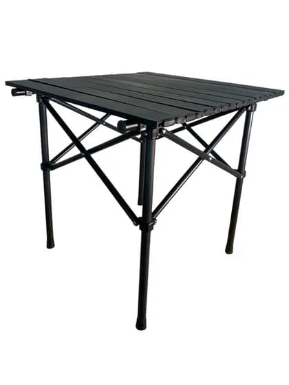 Mesa Dobrável de Alumínio 53x53cm Portátil Leve com Bolsa – Ideal para Camping, Praia e Piquenique