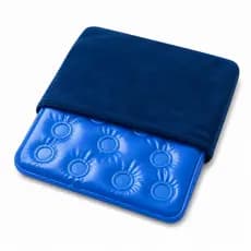 Capa Almofada Gel 44x44 Anti Escaras Cadeira de Rodas Terapêutica Quadrada Dores Cóccix Veludo
