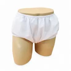 Calça Plástica Impermeável Adulto Incontinência PVC Conforto Geriátrica Urinária Anti Vazamento Idoso Proteção Reutilizá