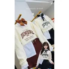 casaco moletom Demure,blusa moletom juvenil,moletom juvenil,casaco juvenil,blusa de frio infantil,