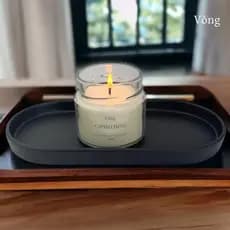 Vela Aromática Capim Limão 140g Com Cera de Coco Vòng Velas