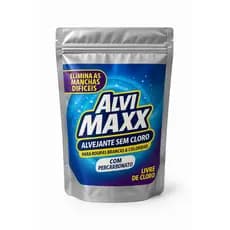 Alvejante com Percabonato Sem Cloro em Pó Alvimaxx | Remove Manchas Difíceis | Para Roupas Brancas e Coloridas