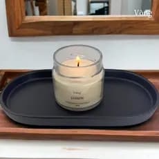 Vela Aromática Jasmim 140g Com Cera de Coco Vòng Velas