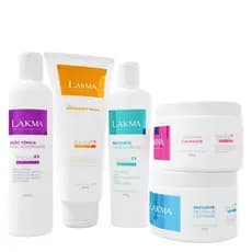 Kit Limpeza De Pele Profunda Profissional Lakma ALTO RENDIMENTO 5 Produtos