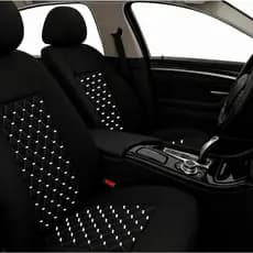 Capa de Banco Automotivo Carro Tecido Grosso Diamantado Reforçado Linha Prime Monshell