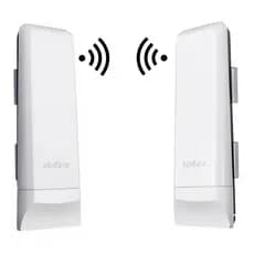 Kit Duas Antenas Internet 5,8 Fazenda Ponto A Ponto Intelbras 16 Dbi