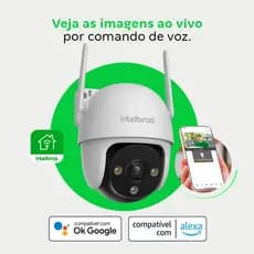 Camera Inteligente Wifi Visão Colorida a Noite Intelbras