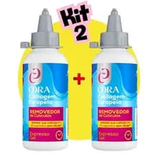 Kit 2 Removedor de cutícula Cora sem alicate Gel Cutilagem Européia Unha Manicure pedicure cutelaria