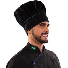 Chapéu Touca Para Chef Cozinha Unissex Cores Lisas Outlet Dr Chef - Fora De Linha