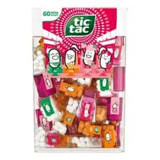 PASTILHA TIC TAC TRAVELS LANÇAMENTO 60MINI CAIXINHAS VERMELHO