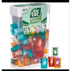 TIC TAC TRAVELS caixa gigante com 60 mini caixinhas