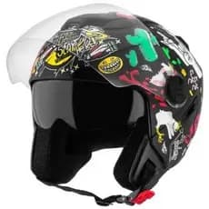 Capacete Aberto Pro Tork New Atomic Universe – Viseira Solar –