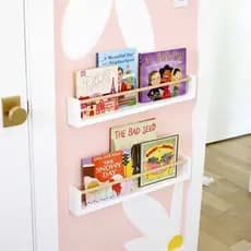 Prateleira Infantil Decorativa para Livros Brinquedos e Cosméticos - Dulce Slim Duo MDF 50x10 cm