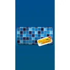 Reparo para piscina de vinil 1.00x1,00 metro +02 colas Brascola + 02 lixas