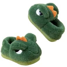 Pantufa Dino Infantil Peluciada Confortável para Menino e Menina super quentinha