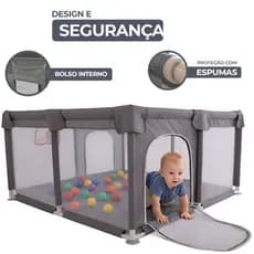 Chiqueirinho cercadinho de bebê menino menina - criança protegida
