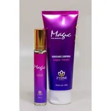 Kit Perfume Feminino Magic 28ml + Hidratante Feminino 120g Zyone - Fragrância Importada