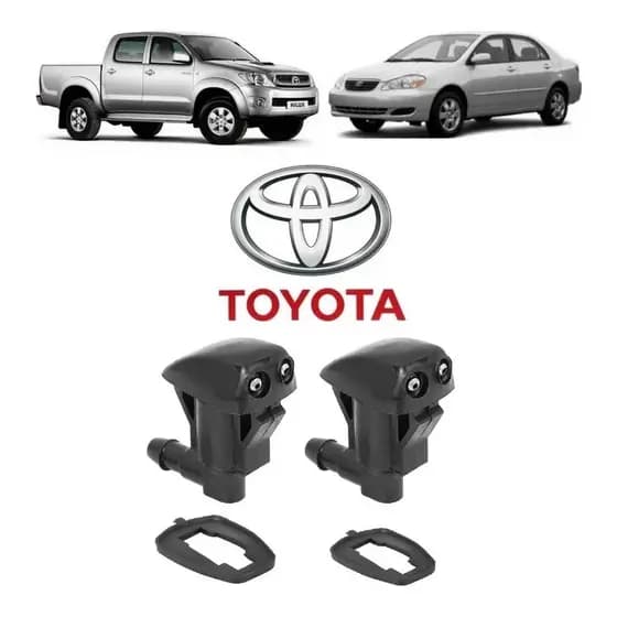 Bico Esguicho Brucutu Limpador Parabrisa Corolla Carmy Hilux 2004 2005 2006 2007 2008 2009 2010 2011 2012
