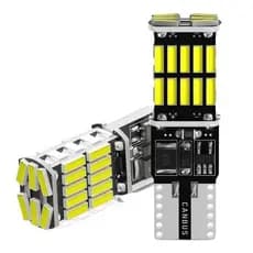 Par Lâmpadas T10 Com 26 Led's Canbus Canceller W15w Farolete Lâmpada Pingo do Farol Super Forte