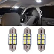 Kit Luz Led Interna Teto Honda New Civic 2007 2008 2009 2010 2011 LXS LXL EXS Torpedo (3 Unidades Torpedo 31mm)