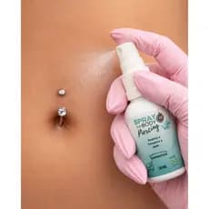 Spray para piercing Antisséptico Body Piercing Perfuração corporal Higienizador after  care