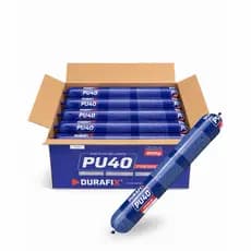 PU40 Sachê 800g Selante PU-40 Flexível Cola Veda Construção Bisnaga Profissional Cinza