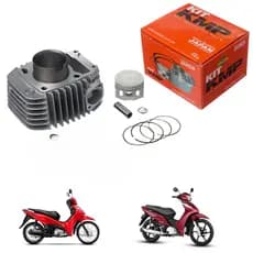 Kit Cilindro KMP Honda Biz 125 + Juntas Kit-A 2009 em diante