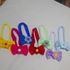 Tiara recém nascido.Tiara para bebês.Tiara confortável pra nenê.Sua bebê linda com essa tiara.A tiara não machuca bebê.