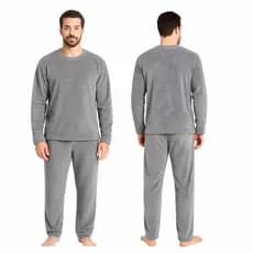 pijama feminino/masculino em plush microfibra - SOMOS FABRICANTES!