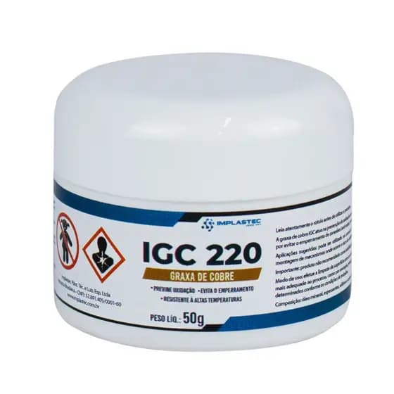 Graxa de Cobre Condutiva  IGC 220 Implastec