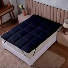 Pillow Top 400 Fios Casal Premium Ultra Macio de Fibra Siliconada Colchões King, Queen, Solteiro, Casal, Varias Cores