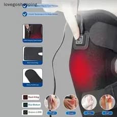 Joelheira Elétrica Massagem Fisioterapia Infravermelho Reabilitação Almofada Perna Alivia Dor - OFERTA