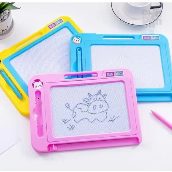 Kit 20 Lousa Mágica Infantil Quadro Magnética Com Caneta e Apagador Brinquedo Educacional Quadro Desenha Apaga
