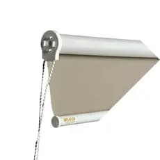 Cortina Persiana Rolon Blackout bege 1,20 L 1,20 A Escurecer quarto