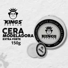 Pomada Modeladora Incolor 150g - Kings Premium | Efeito brilho extra forte