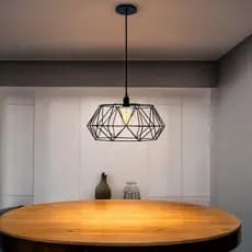 Pendente Aramado Estádio Luminária Lustre Luxo Retrô Vintage Balcão Industrial