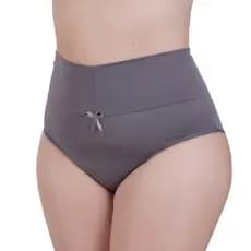 Kit 3 Calcinha Plus Size Cintura Alta Tanga Grande Cós Alto 50 52 54  56 THAMIRES