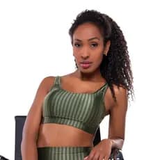 Top Fitness com Bojo Removível 3D Moda Feminina Academia Sustentação Nicole