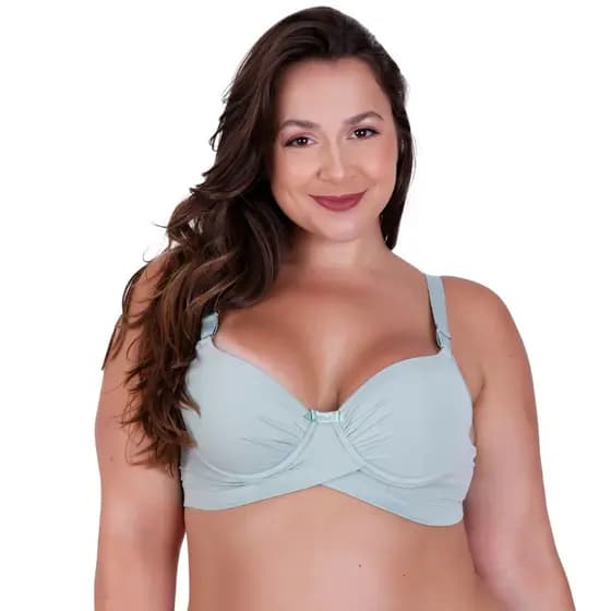 Sutiã Plus Size Bojão Soutien Alça Reforçada Romântico Alice