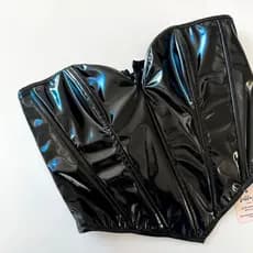 Cropped Corset Vinil
