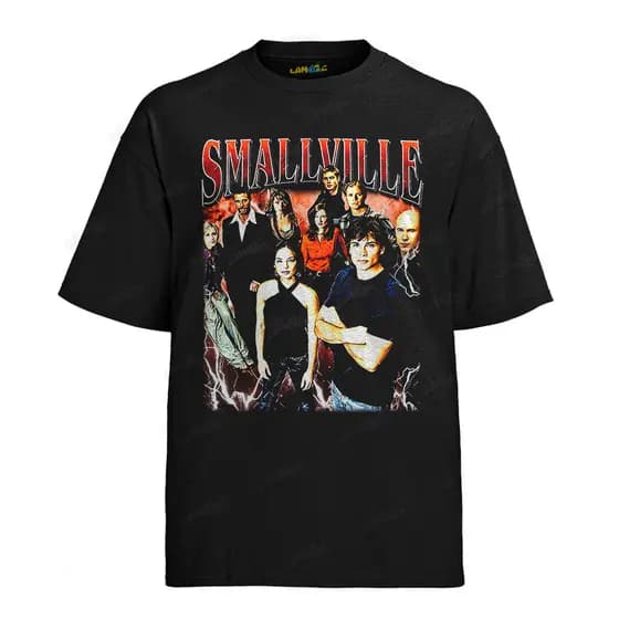 Camiseta Algodão Smallville  Superman Vermelho