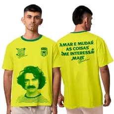 Camiseta Algodão Unissex Belchior Copa do Mundo BrasilCore Camisa Masculina T-Shirt Feminina-Atoms