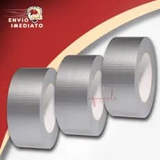 Rolo Fita Multiuso Silver Tape 5 Metro 45mm Resistente Á Prova D'agua Cinza