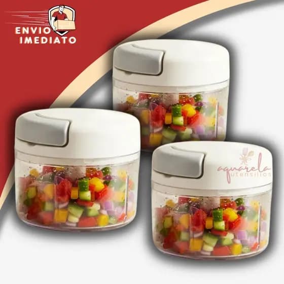 Mini Triturador Processador de Alimentos 2 Lâminas