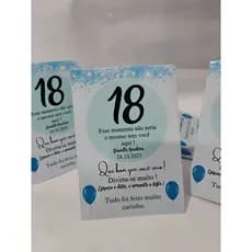 Plaquinha de agradecimento personalizada