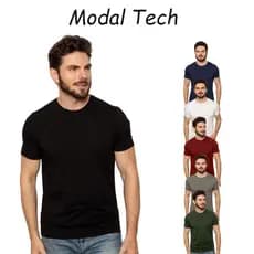 Camiseta Masculina Modal Camisa Básica Premium Não Amassa Vega