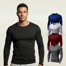 Camiseta Térmica Proteção UV50+ Segunda Pele Malha Fria Manga Longa