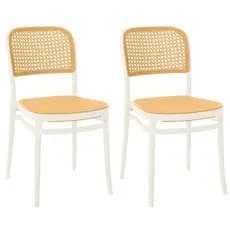 Kit 2 Cadeiras de Jantar Roma para Sala e Cozinha